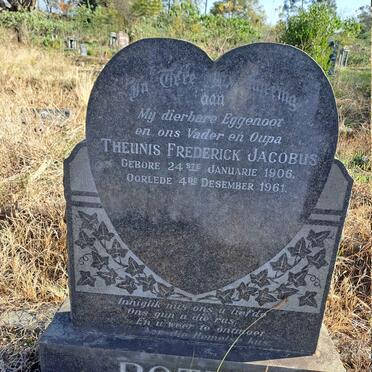 BOTHA Theunis Frederick Jacobus 1906-1961