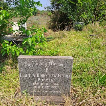 BOHMER Lisetta Dorothea Elvira 1900-1992