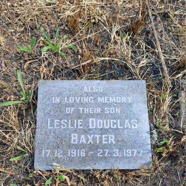 BAXTER Leslie Douglas 1916-1977