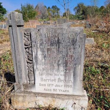 BROWN Harold -1951 & Harriet -1959