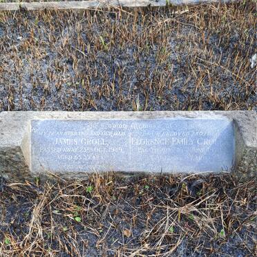 CROLL James -1949 & Florence Emily -1974
