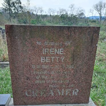 CREAMER Irene Betty 1925-2002