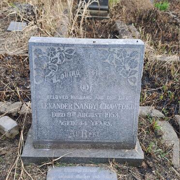 CRAWFORD Alexander -1953 & Doreen Hazel -1993