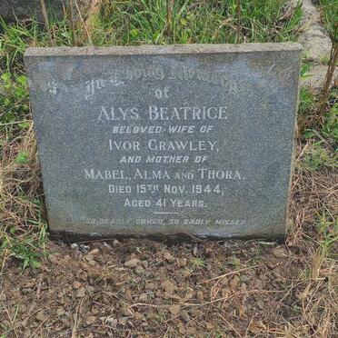 CRAWLEY Alys Beatrice -1944