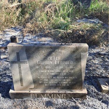 CUMMING Peter Gordon Leopold 1955-1984