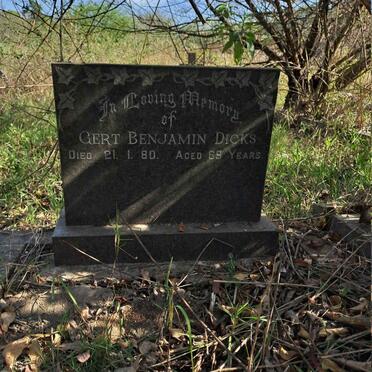 DICKS Gert Benjamin -1980