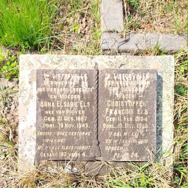 ELS Christoffel Francois 1884-1965 & Anna Elsabie VAN ROOYEN 1887-1945