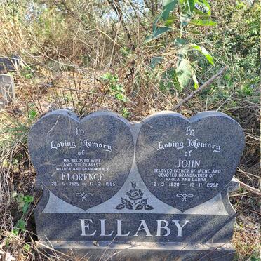 ELLABY John 1920-2002 & Florence 1925-1985