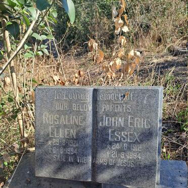 EVERTON John Eric Essex 1912-1994 & Rosaline Ellen 1921-1994