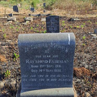 FAIRMAN Raymond 1931-1952