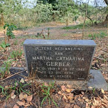 GERBER Martha Catharina 1915-1986