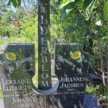 GELDERBLOM Johannes Olrie 1946-2019 :: GELDERBLOM Lorraine Elizabeth 1949-2009 :: GELDERBLOM Johannes Jacobus 1970-1989