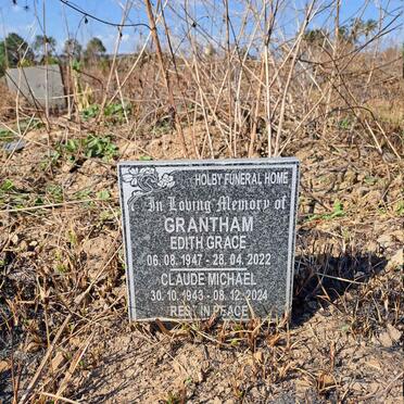 GRANTHAM Claude Michael 1943-2024 & Edith Grace 1947-2022