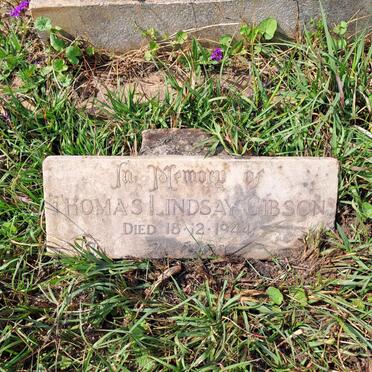 GIBSON Thomas Lindsay -1944