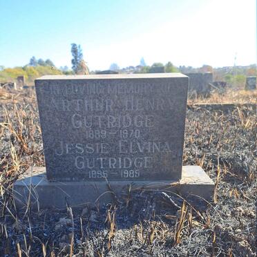 GUTRIDGE Arthur Henry 1889-1970 & Jessie Elvina 1895-1989