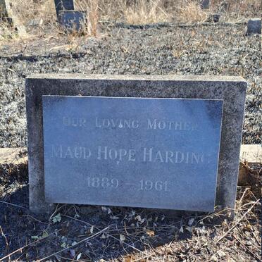 HARDING Maud Hope 1889-1961