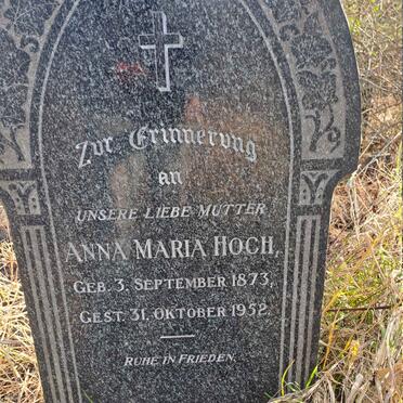 HOCH Anna Maria 1873-1952