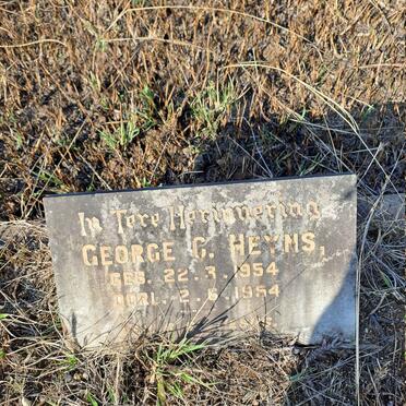 HEYNS George C. 1954-1954