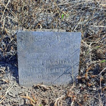 HITCHCOCK Cecelia Joan 1937-193?