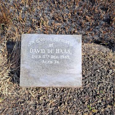 HAAS David, de -1949