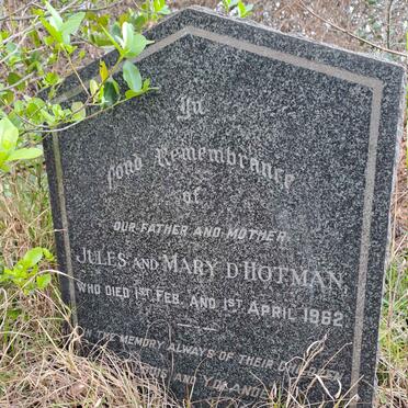 HOTMAN Jules -1962 & Mary D.-1962