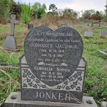 JONKER Johannes Jacobus 1919-1967 & Cornelia Sophia 1925-2006