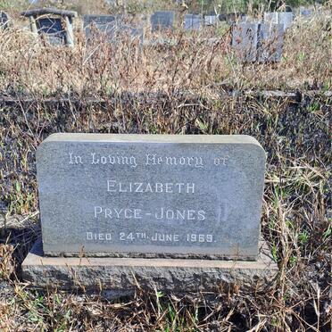 JONES Elizabeth, PRYCE -1969