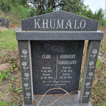 KHUMALO Clark 1972-1996 & Sandiselwe Samukelisiwe 1972-2012