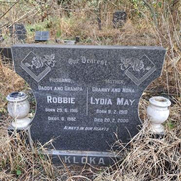 KLOKA Robbie 1916-1982 & Lydia May 1918-2000