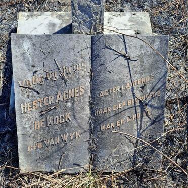KOK Hester Agnes, de nee VAN WYK 