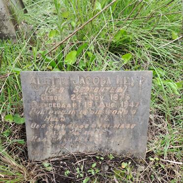 KEMP Aletta Jacoba nee SERFONTEIN 1876-1947