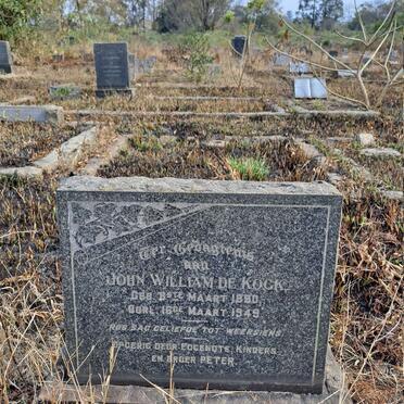 KOCK John William, de 1890-1949