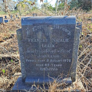 LEASK Frances Natalie -1978