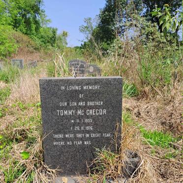 MCGREGOR Tommy 1955-1976