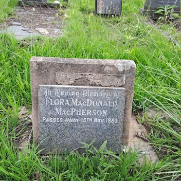 MACPHERSON Flora MacDonald -1950