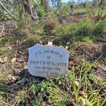 MCALISTER Janet B. -1955