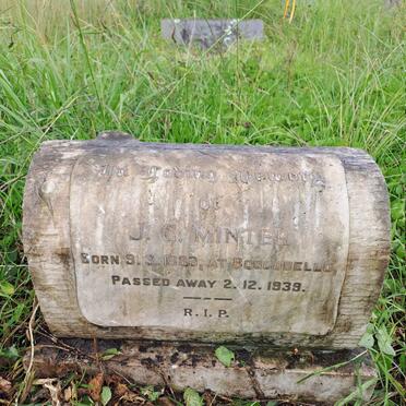 MINTER J.C. 1883-1939