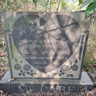 MCCABE Lucas Johannes -1973