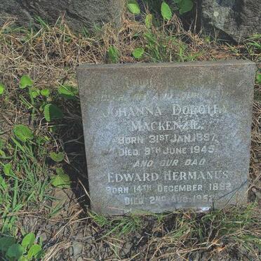 MACKENZIE Edward Hermanus 1892-1952 & Johanna Dorothy 1897-1945