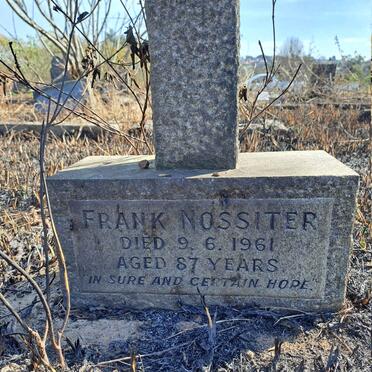 NOSSITER Frank -1961
