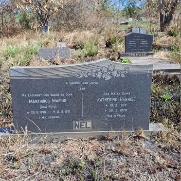 NEL Marthinus Marius 1898-1971 & Katherine Harriet 1902-1979