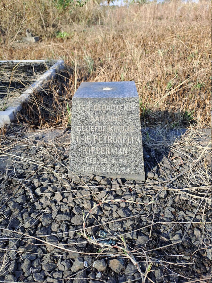 OPPERMAN Elsie Petronella 1954-1954