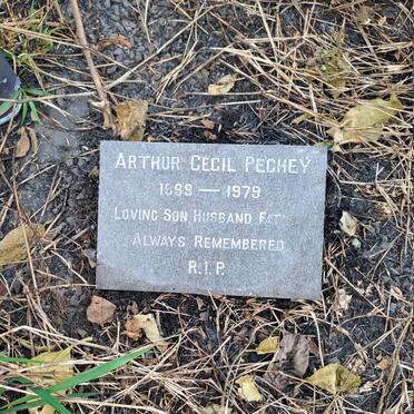 PECHEY Arthur Cecil 1899-1979