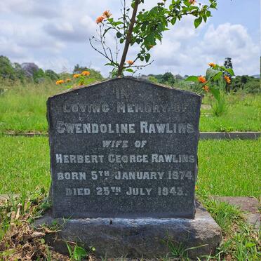 RAWLINS Gwendoline 1874-1943