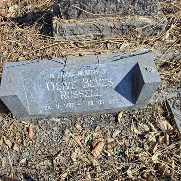 RUSSELL Olive Beves 1907-1993