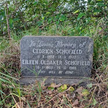 SCHOFIELD Cedrick 1902-1973 & Eileen Oldaker 1905-1986