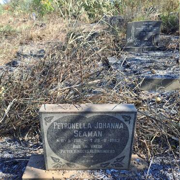 SEAMAN Petronella Johanna 1911-1983