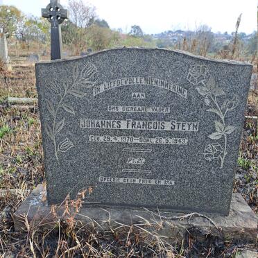 STEYN Johannes Francois 1870-1943