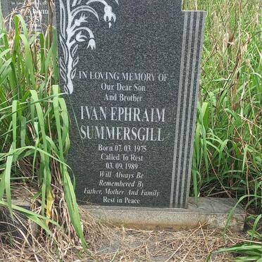 SUMMERSGILL Ivan Ephraim 1975-1989