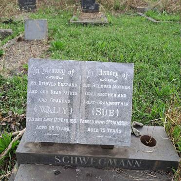 SCHWEGMANN Wally -1961 & Sue -1982